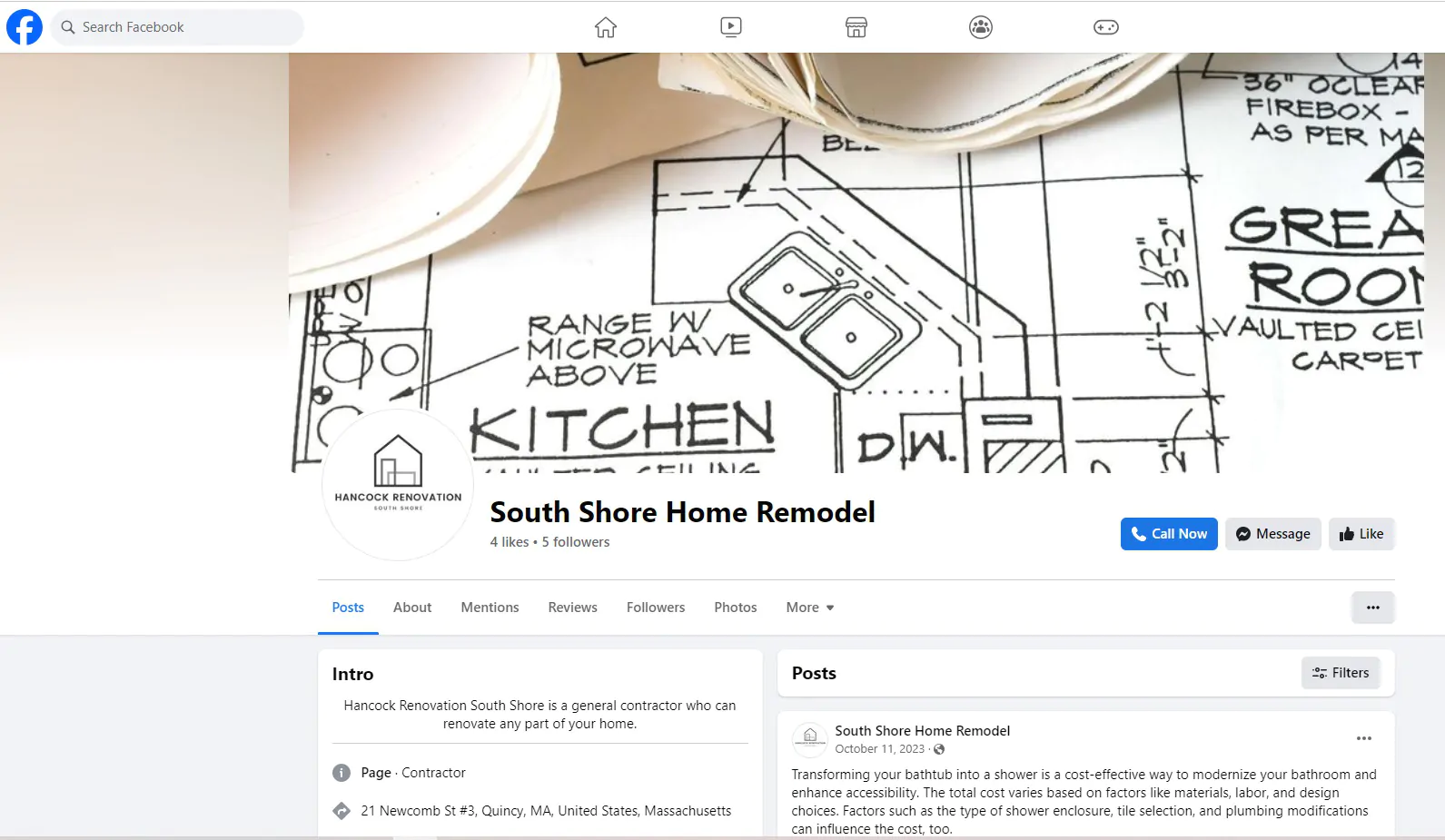 Remodeler marketing for Social media