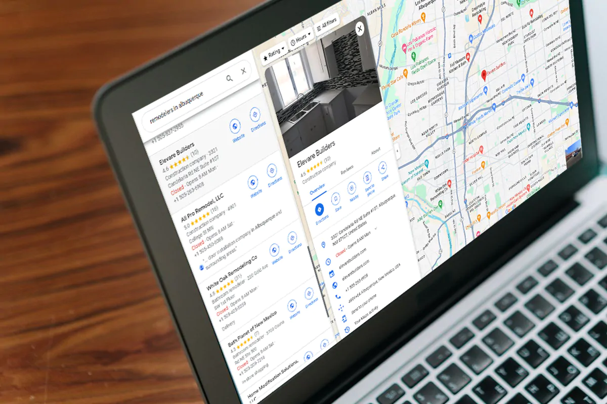 remodeler with google business profile optimization