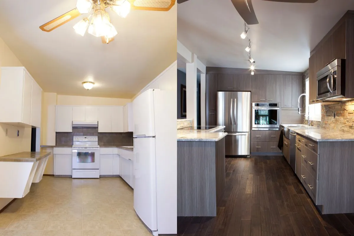 Remodeler's Showcasing Before and After Kitchen Renovation Projects